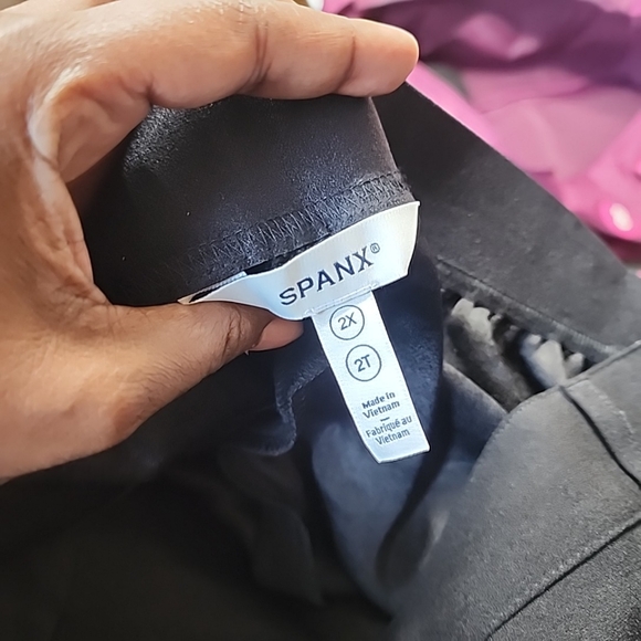 Spanx Black High Rise Trouser Pants. Size 2xl - Picture 3 of 5